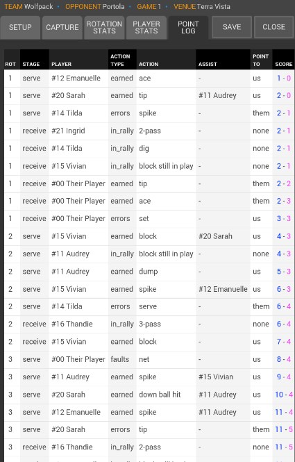 SoloStats 123 Volleyball App for Android Download 5.3.2 list_2