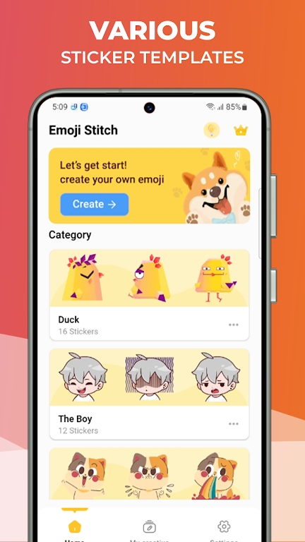 Emoji Maker DIY Emoji Stitch app download latest version 1.0.10_20240731 list_