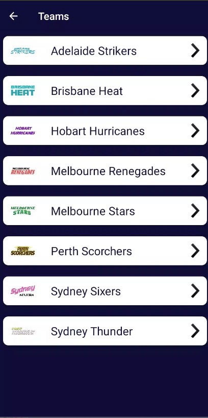 BBL 23 24 Predictions App for Android Download 1.8 list_