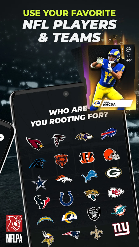 NFL Primetime Fantasy Apk Download for Android 1.0.0 list_