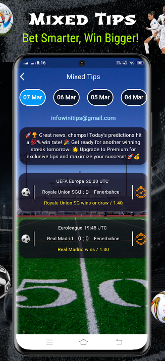 Footy Bet Tips & Correct Score Apk Latest Version picture 1