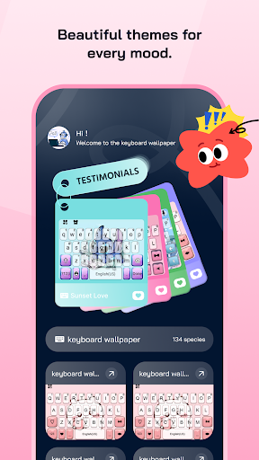 Love KeyBoard Theme apk download latest version picture 2