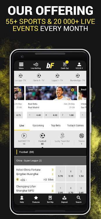 betFIRST Sports Betting app download latest version 15.0.12 list_1