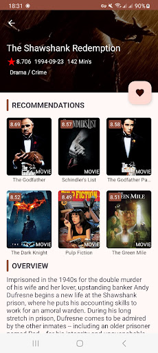 Pix Movie App Download for Android 1.2.5 list_