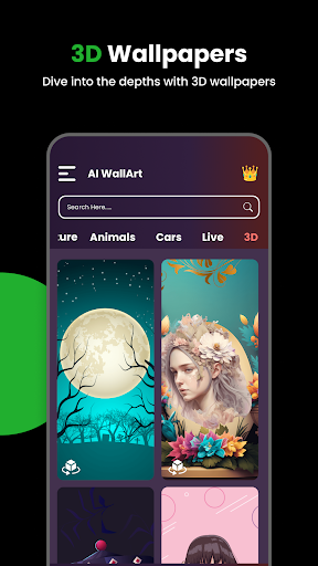 AI Art Live Wallpaper Maker 4k app download latest version 8.6.1 list_