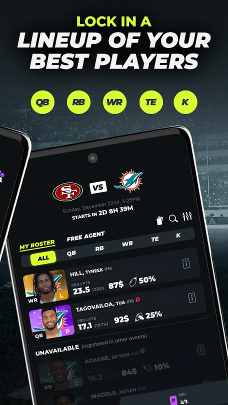 NFL Primetime Fantasy Apk Download for Android 1.0.0 list_