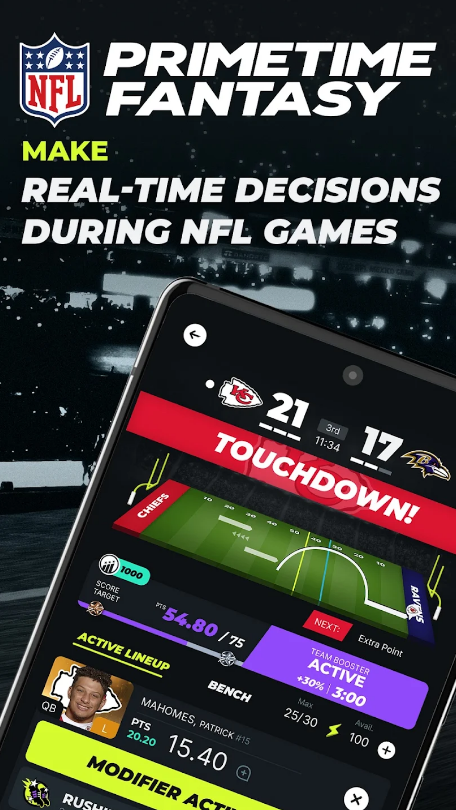 NFL Primetime Fantasy Mod Apk Unlimited Money picture 1