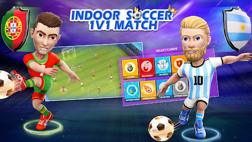 Indoor Futsal Mobile Soccer mod apk unlimited money 2.6 list_