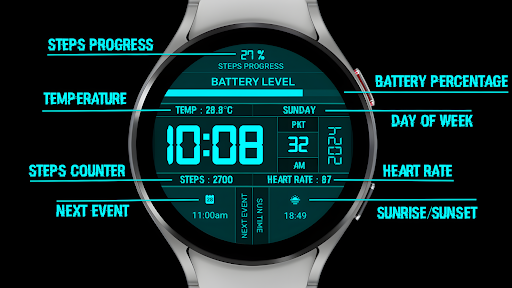 Sci-Fi Digital Watch Face app download latest version 1.0 list_4