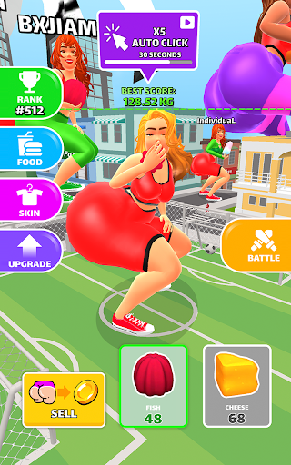 Eating Hero Twerk Clicker Mod Apk Unlimited Money picture 1