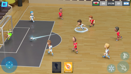 Indoor Futsal Mobile Soccer mod apk unlimited money 2.6 list_