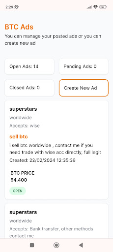 Bitcoin exchange Local BTC app free download latest version 1.1 list_