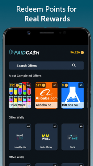 Paidcash Cash & Crypto Reward app download latest version picture 1