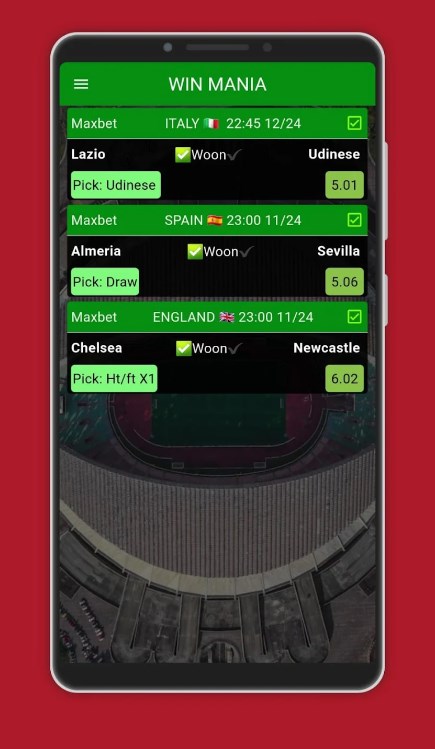 Win Mania Vip Odds Apk Download for Android 1.0.0 list_2