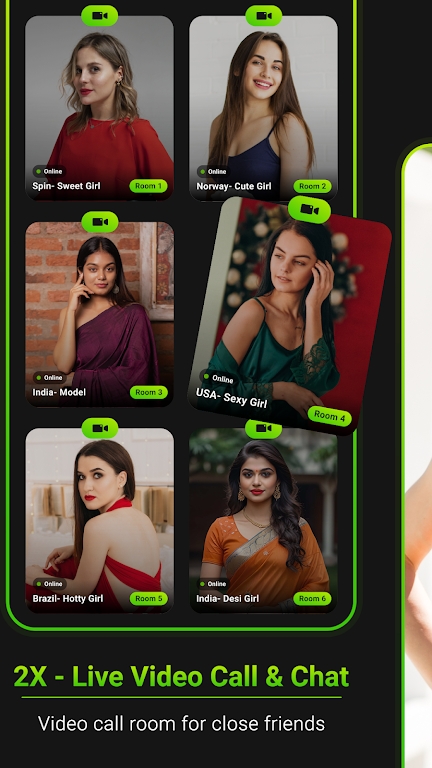 2X Live Video Call & Chat app download for android 1.0 list_1