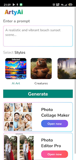 ArtyAi app free download for android 1.0.1 list_