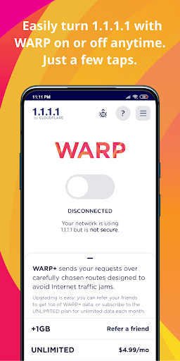 1.1.1.1 + WARP Premium Free Purchase Apk 6.33 list_