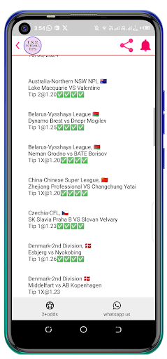 Football Tip 1X2 app free download for android 9.8 list_
