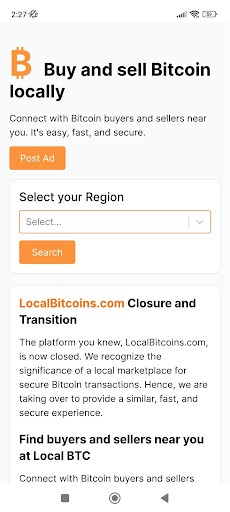 Bitcoin exchange Local BTC app free download latest version 1.1 list_