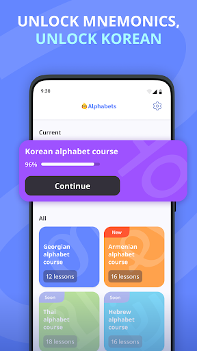 Alphabets Korean Language Apk Free Download for Android 1.0.4 list_2