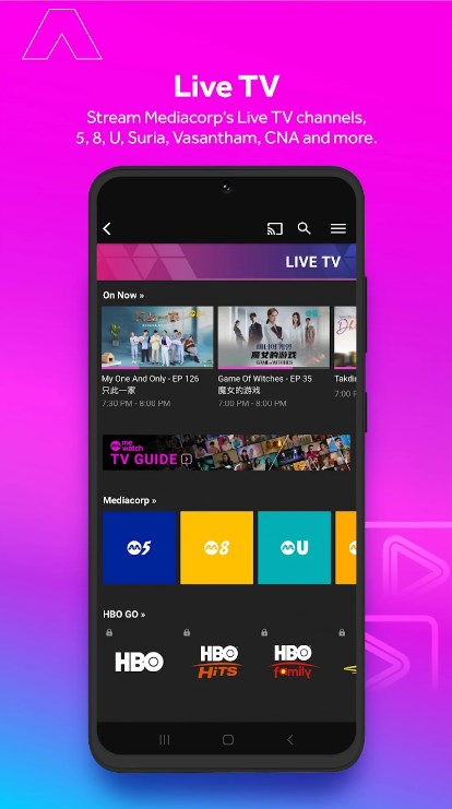 mewatch App for Android Download 4.4.0.008 list_