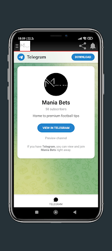 Mania Bets VIP app free download latest version 3.0 list_