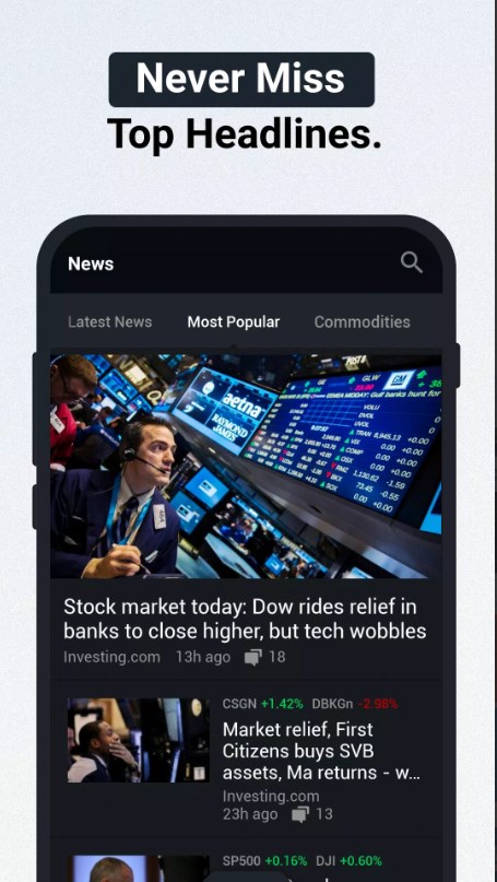 Investing.com Stock Market App for Android Download 6.28 list_3