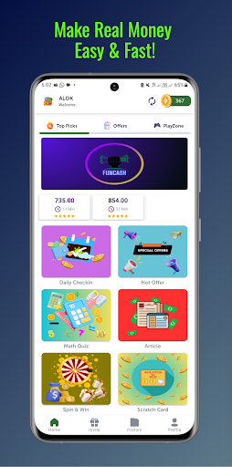 FunCash Earn Cash & Crypto app download latest version 1.2 list_