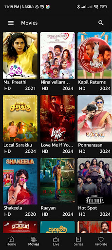 M Tube Movies & TV Shows App Free Download for Android 1.0.7 list_