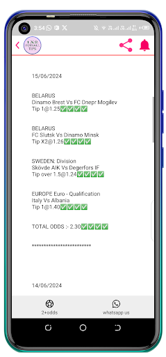 Football Tip 1X2 app free download for android 9.8 list_
