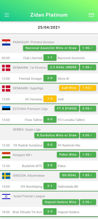 Zidane PLATINUM Betting Tips app free download latest version 1.1.1 list_2