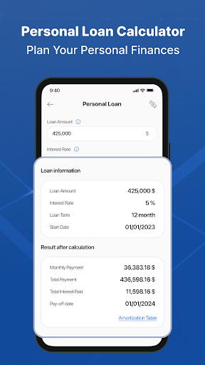 Mortgage & Loan Calculator app download for andorid 1.0.0 list_3