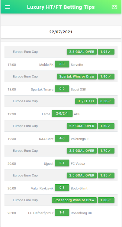 HT/FT Betting Tips Luxury app free download latest version 1.0.0 list_1