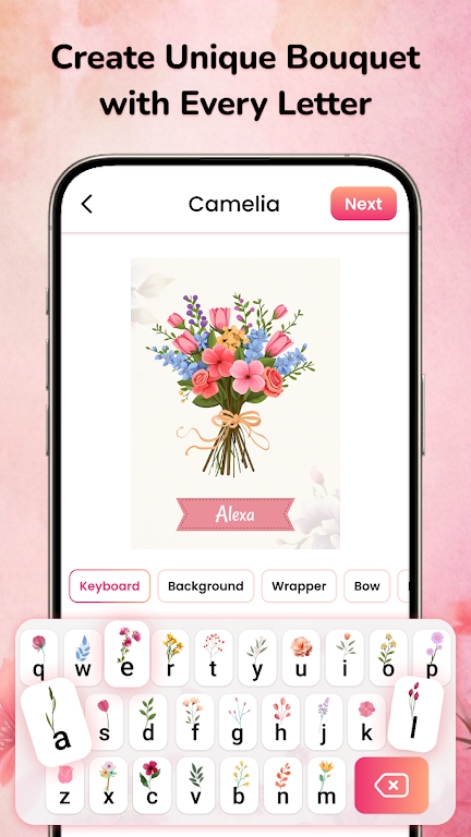 Flower Language DIY Wallpaper app free download picture 1