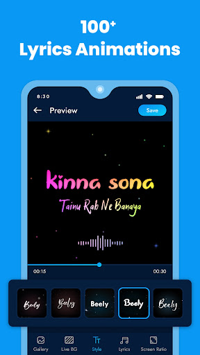 Beely Lyrics Video & Slideshow download latest version 8.8 list_2