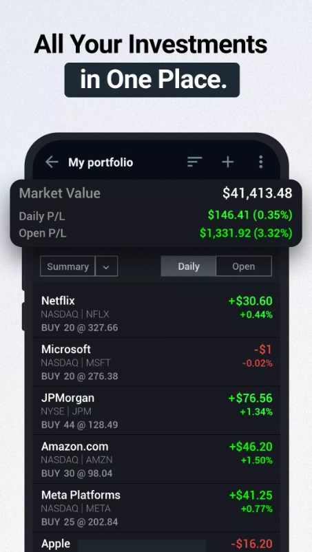 Investing.com Stock Market App for Android Download 6.28 list_1