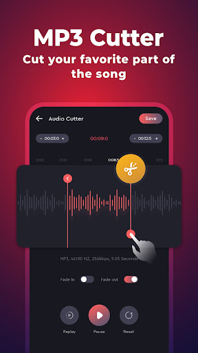 MP3 Cutter joiner & Ringtones app download latest version 1.8 list_