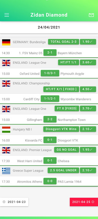 Zidane DIAMOND Betting Tips app free full download 1.1.1 list_