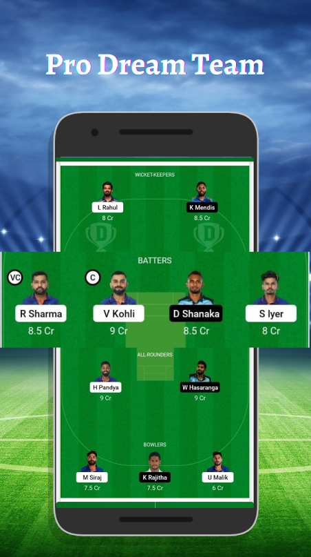 Fantasy Prediction Pro Team App Download for Android 3.0.3 list_