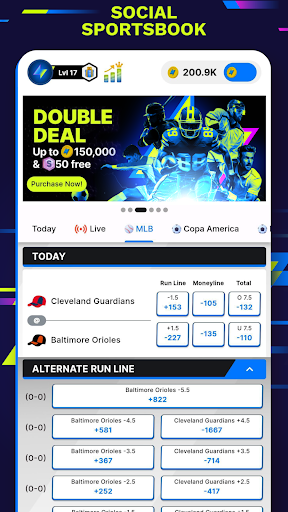 Thrillzz Social Sportsbook App Download for Android 2.9.12 list_