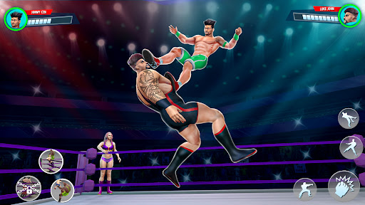 Champions Ring Wrestling Game mod apk unlimited money picture 1