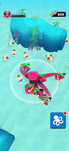 Octopus Feast mod apk unlimited resources all skins unlocked 1.2.3 list_