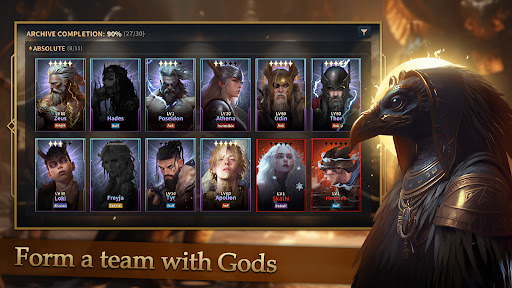 GODS RAID Team Battle RPG mod apk 1.90.11 unlimited money and gems 1.90.11 list_