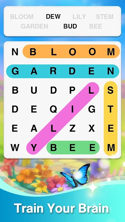 Word Search Butterfly apk download for android 1.0.4 list_1