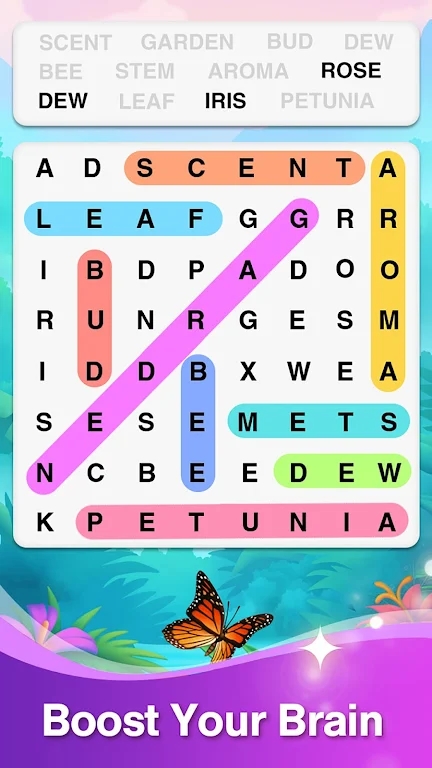 Word Search Butterfly apk download for android 1.0.4 list_