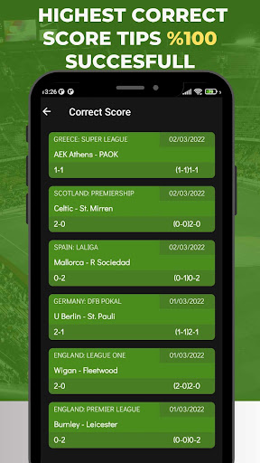 Betting Tips CORRECT SCORE apk download latest version 2024 1.0 list_4