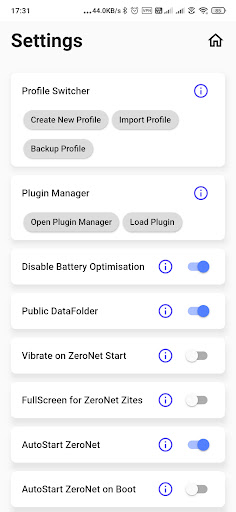 ZeroNetX Web3.0 Peer2PeerSites app download latest version 0.9.3 list_