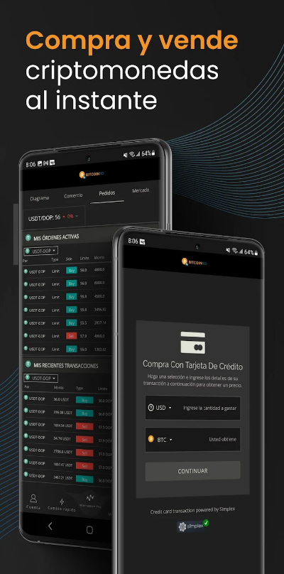 BitcoinRD Exchange Apk Download for Android 0.10.5 list_