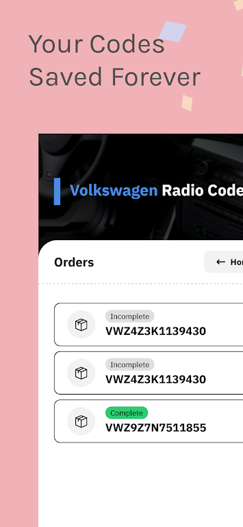 VW Radio Code Generator Apk Latest Version 1.0 list_1