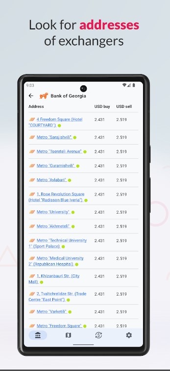 myFin.ge Apk Download for Android 1.2.2 list_